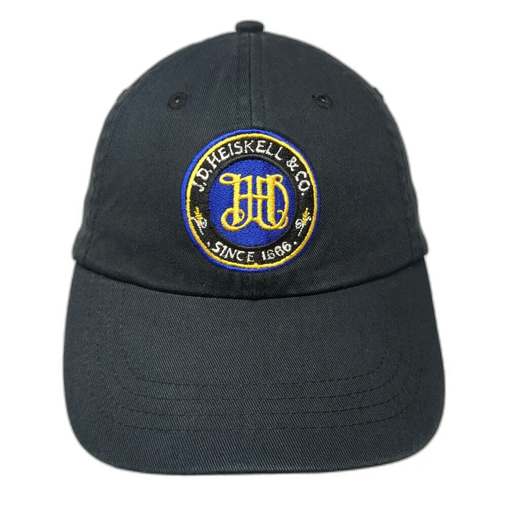 KC CAPS Baseball Cap Black One Size J.D. Heiskell & Co Cotton Slideback Hat